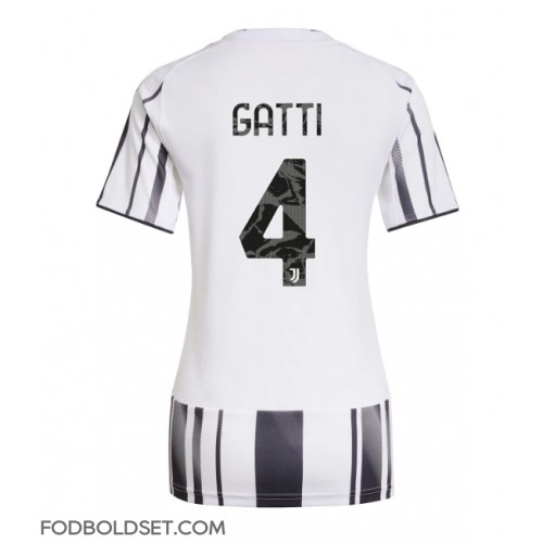 Juventus Federico Gatti #4 Hjemmebanetrøje Dame 2025-26 Kortærmet